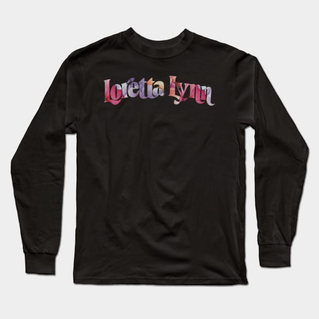 Loretta lynn flower Long Sleeve T-Shirt by Pahala.kita